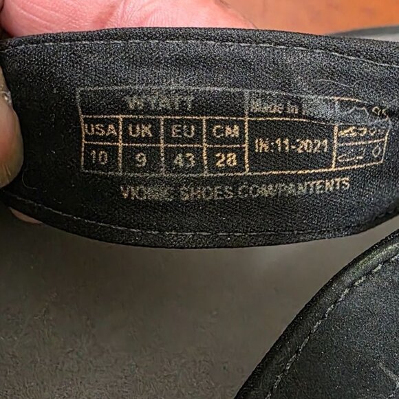 Vionic Men's Black Thong Flip Flops With Arch Support Size 10 - Picture 8 of 8